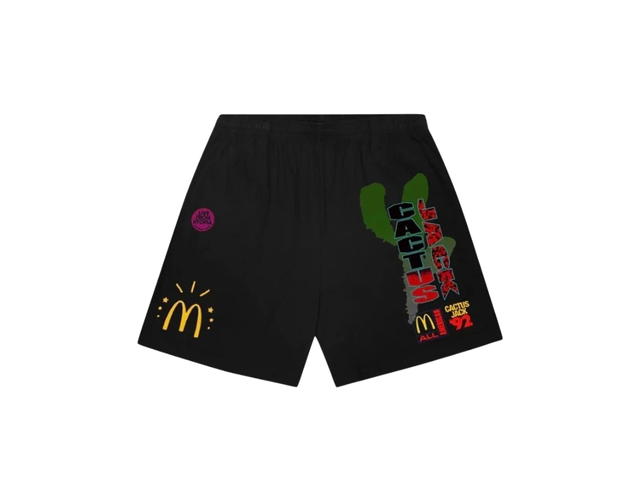 Travis Scott Cactus Jack by Travis Scott x McDonald's All American '92 Shorts II Black - view 1