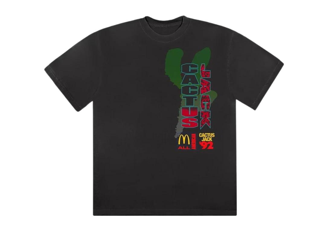 Travis Scott Cactus Jack by Travis Scott x McDonald's All American '92 T-Shirt Black