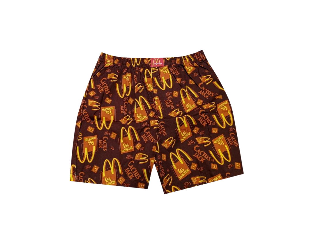 Travis Scott Cactus Jack by Travis Scott x McDonald's Breakfast Boxers Brown