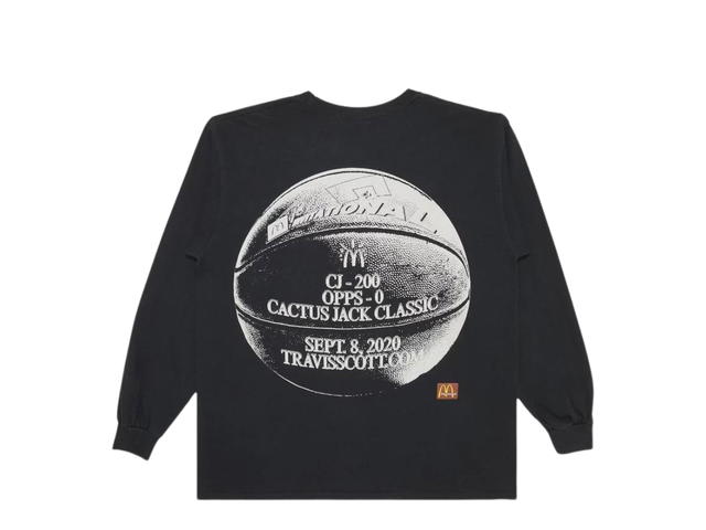 Travis Scott Cactus Jack by Travis Scott x McDonald's Invitational Long-Sleeve T-Shirt Black - view 2