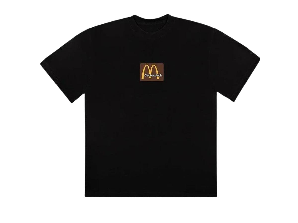 Travis Scott Cactus Jack by Travis Scott x McDonald's Sesame Inv T-Shirt Black