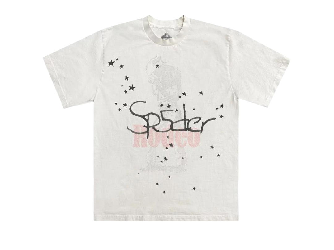 Travis Scott Cactus Jack by Travis Scott x Sp5der Days Before Rodeo Tee II White