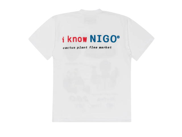 Cactus Plant Flea Market Cactus Plant Flea Market I Know Nigo T-Shirt White - view 2