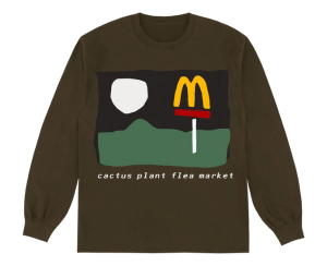 Buy Cactus Plant Flea Market x McDonald's 24/7 Long Sleeve T-Shirt Clove at Sasom – Authentic and Ready to Ship