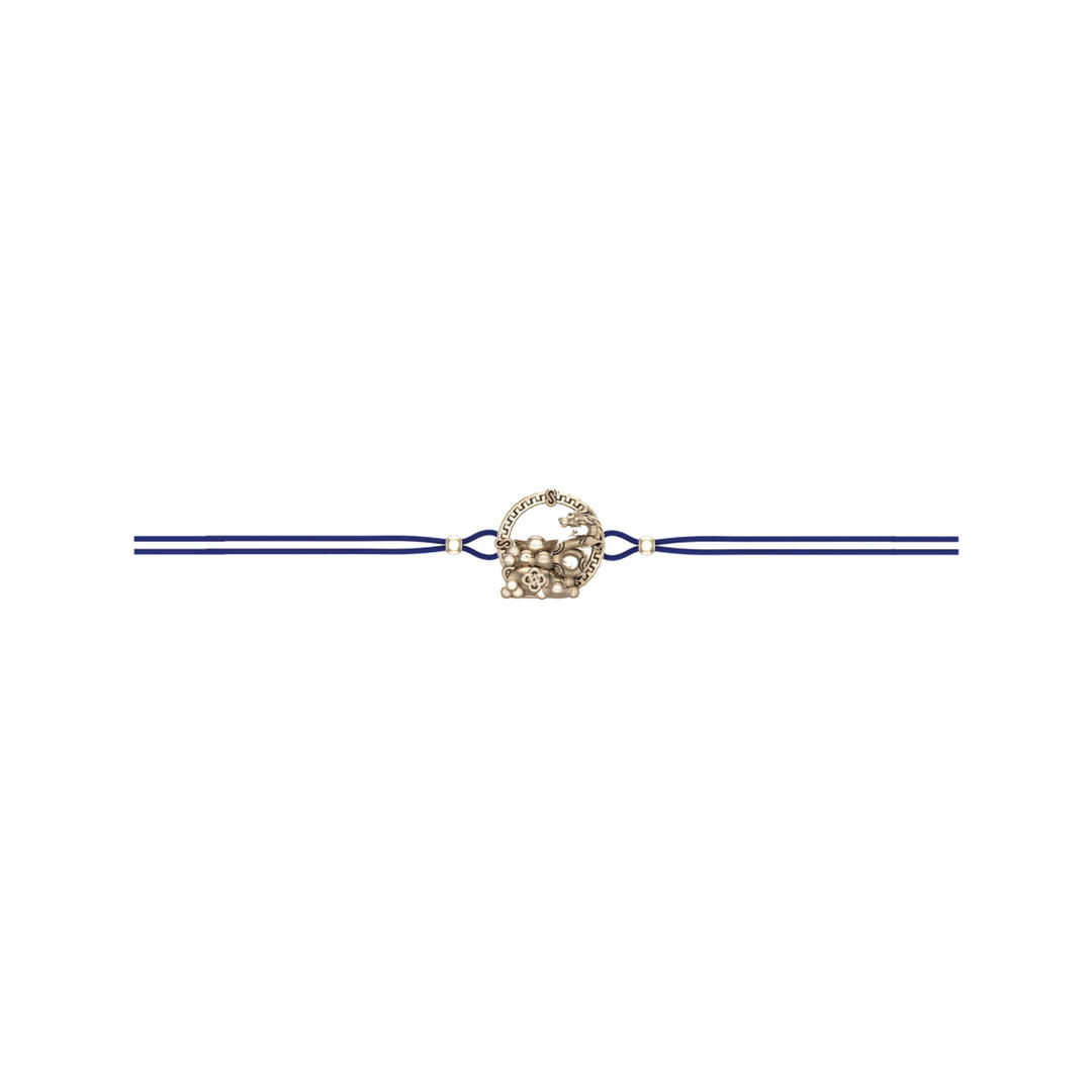 RAVIPA Caishen Golden Gold Bracelet (Navy)