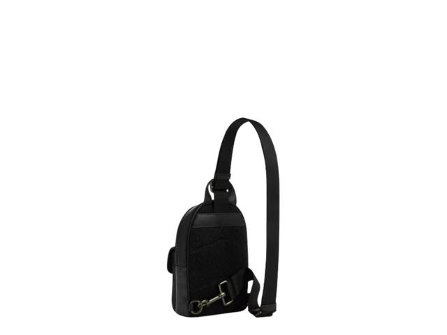 Coach Coach Small Turnlock Sling Pack Charcoal Black - view 3