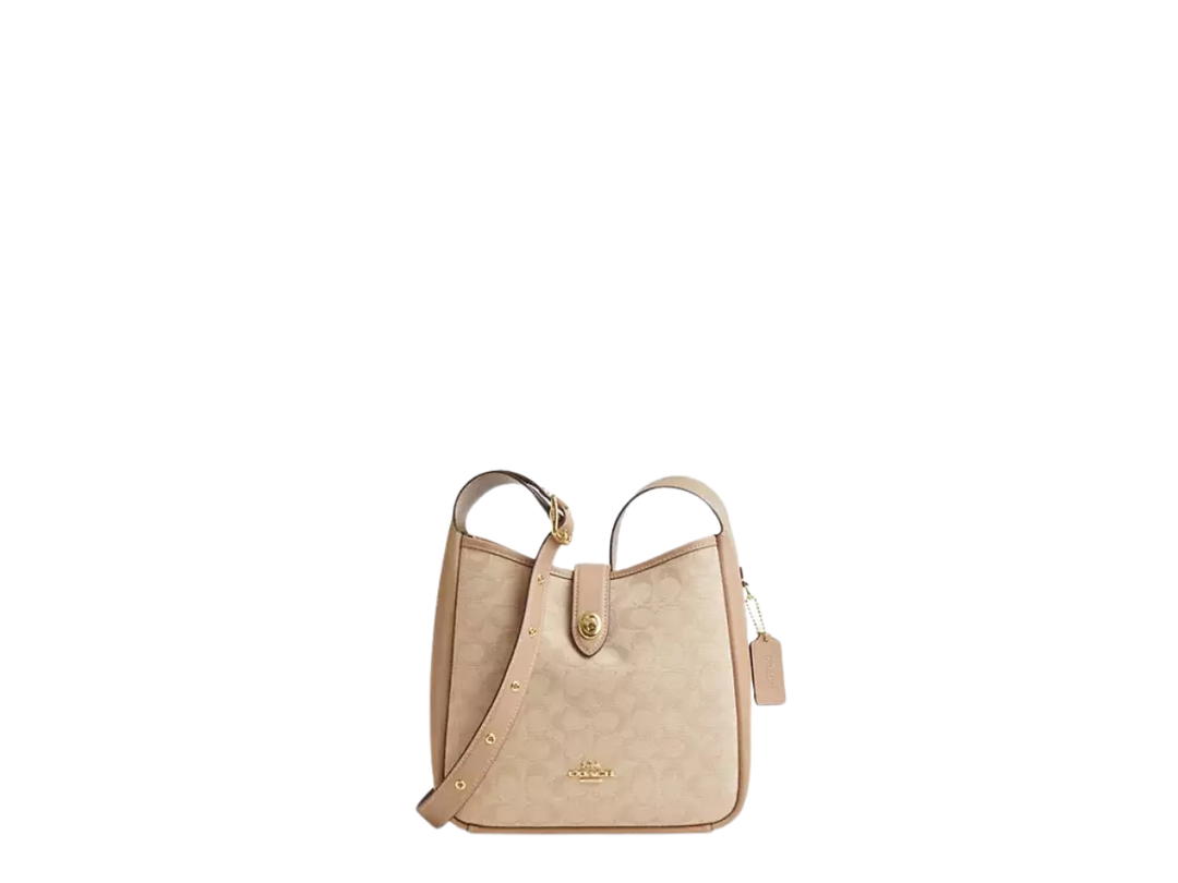 Coach Coach Hadley Convertible Crossbody Bag With Signature Canvas