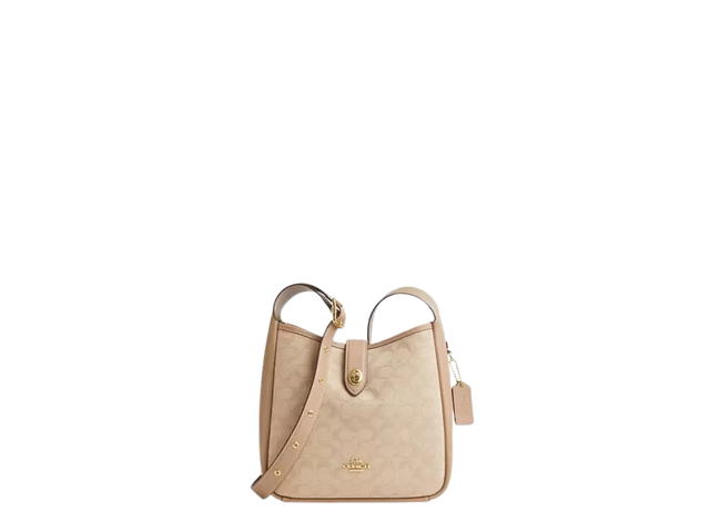 Coach Coach Hadley Convertible Crossbody Bag With Signature Canvas - view 1