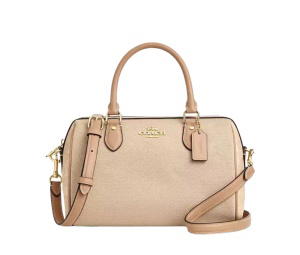 Buy Coach Rowan Satchel Bag In Colorblock Dark Natural at Sasom – Authentic and Ready to Ship