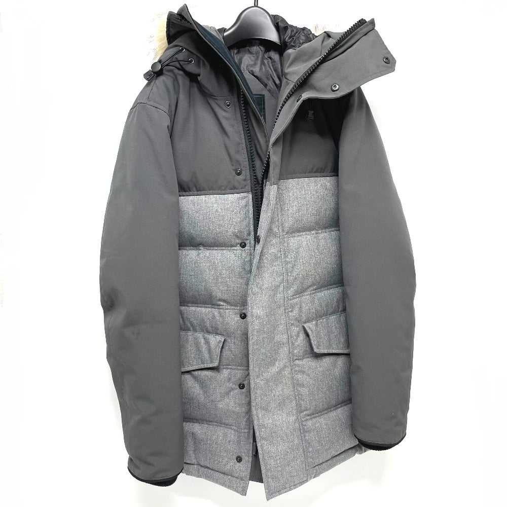 Canada Goose CANADA GOOSE 2581M CLARENCE COAT Fur Down Puffer Jacket Gray