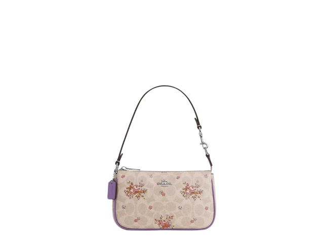 Coach Coach Nolita 19 In Signature Canvas With Floral Print Sand Multicolor - view 1