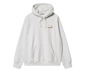 Buy Carhartt Hooded American Script Sweatshirt Ash Heather at Sasom – Authentic and Ready to Ship