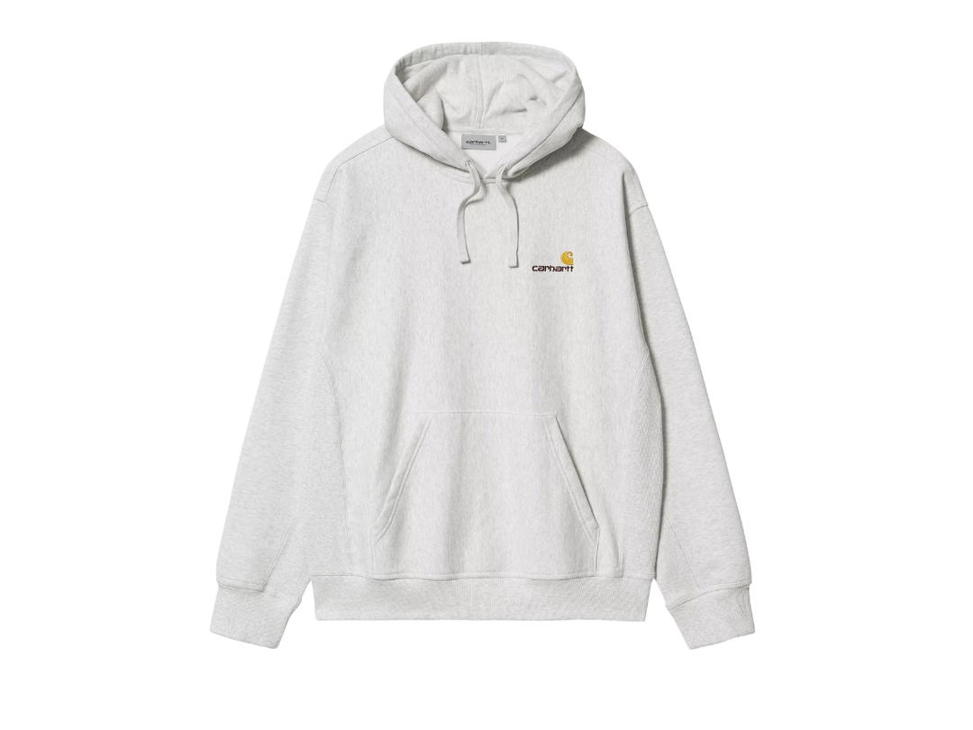 Carhartt Carhartt Hooded American Script Sweatshirt Ash Heather