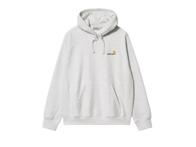 Carhartt Carhartt Hooded American Script Sweatshirt Ash Heather - view 1
