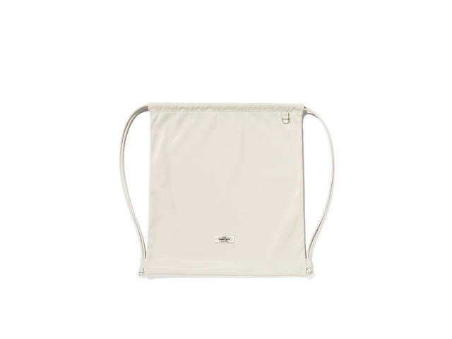 Carlyn Carlyn Babe Backpack In Artificial Leather Glossy Ivory - view 1