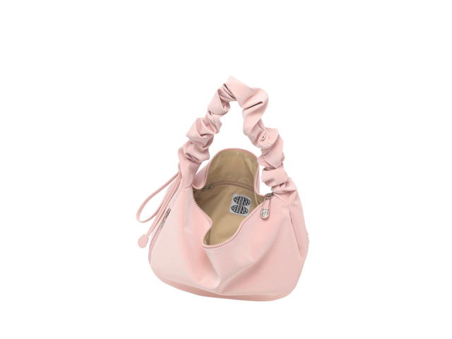 Carlyn Carlyn Babe M In Artificial Leather With Silver Hardware Blossom Pink Matt - view 2