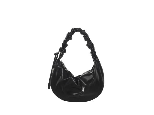 Carlyn Carlyn Babe M In Artificial Leather With Silver Hardware Glossy Black - view 1