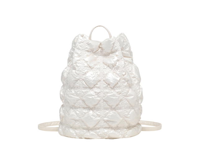 Carlyn Carlyn Clover Backpack Pearl White - view 1