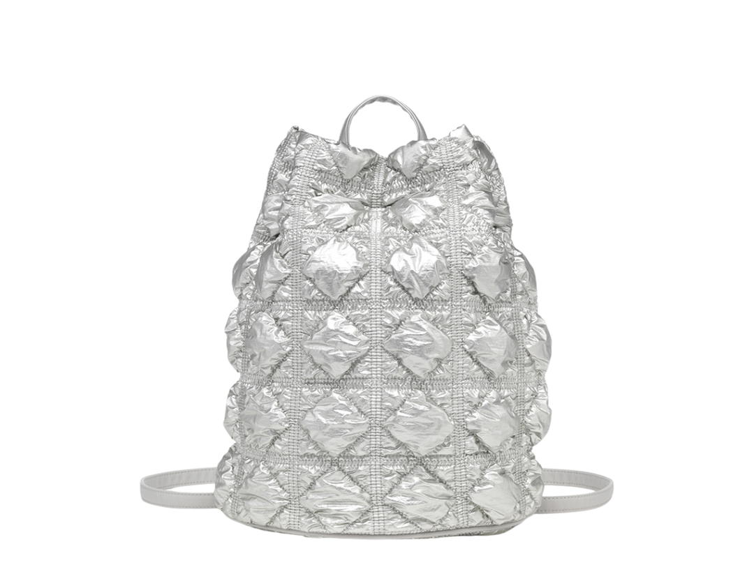 Carlyn Carlyn Clover Backpack Silver