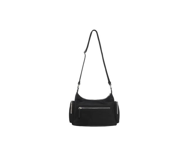Carlyn Carlyn Coco Bag In Nylon Twill Fabric With Silver Hardware Black - view 2