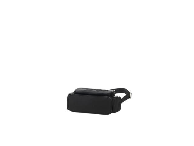 Carlyn Carlyn Coco Bag In Nylon Twill Fabric With Silver Hardware Black - view 4