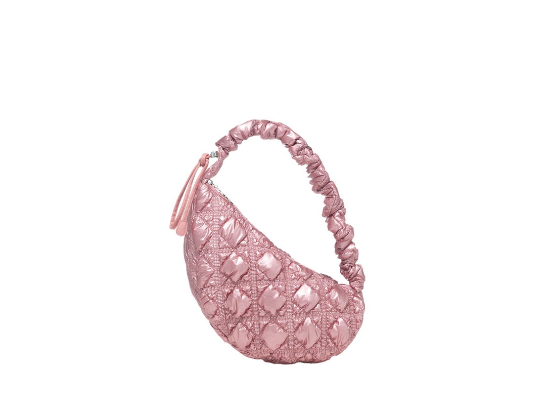 Carlyn Carlyn Cozy Glaze In Nylon With Silver Hardware Rose Pink