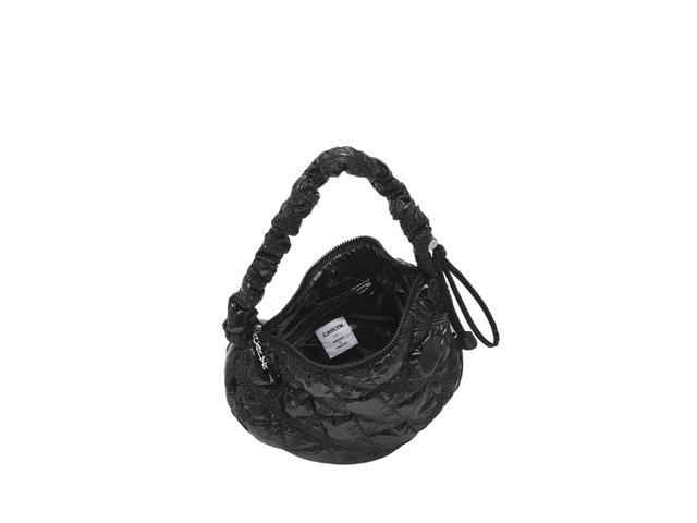 Carlyn Carlyn Cozy Glaze In Nylon With Silver Hardware Black - view 2