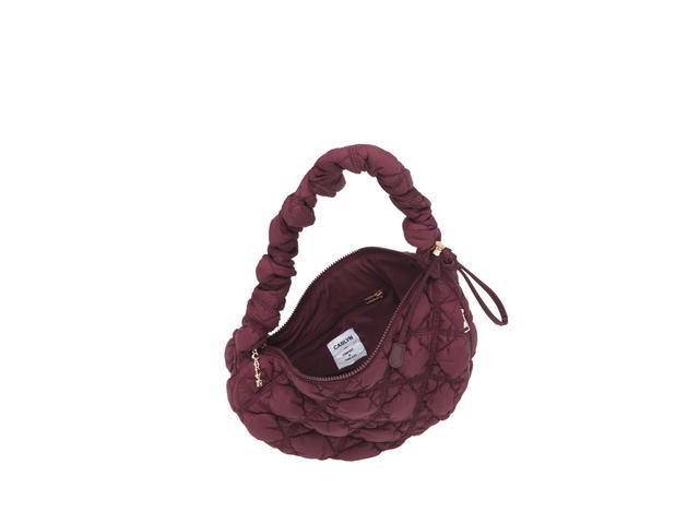 Carlyn Carlyn Cozy M In Nylon With Gold Hardware Burgundy - view 2