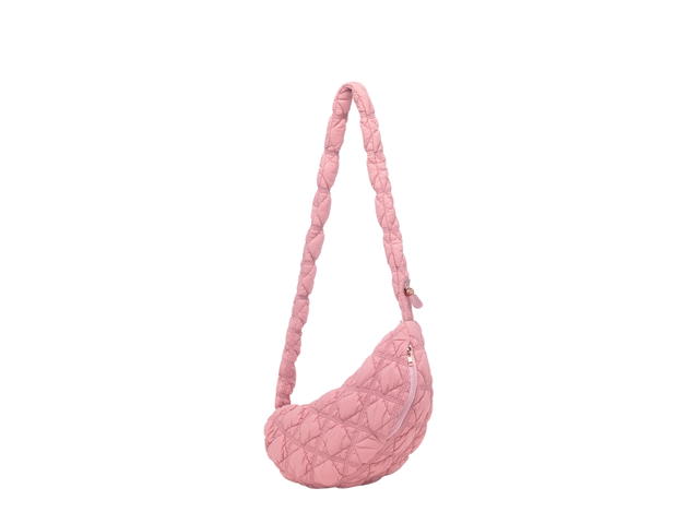 Carlyn Carlyn Cozy M In Nylon With Gold Hardware Cream Pink - view 3