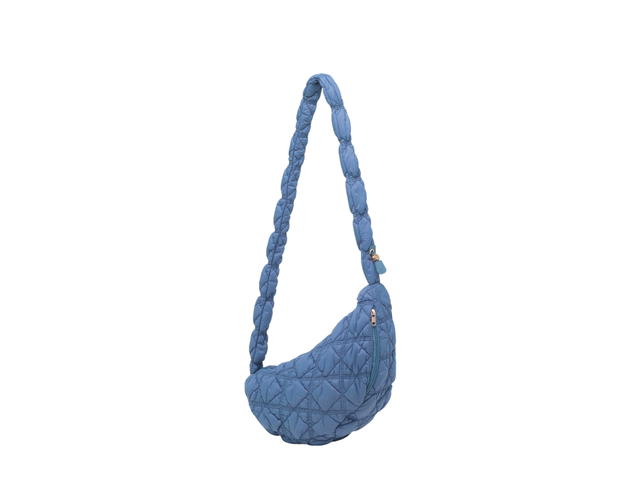 Carlyn Carlyn Cozy M In Nylon With Gold Hardware Denim Blue - view 3