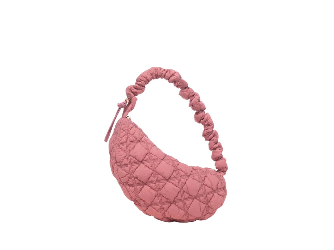 Carlyn Carlyn Cozy M In Nylon With Gold Hardware Rosepink