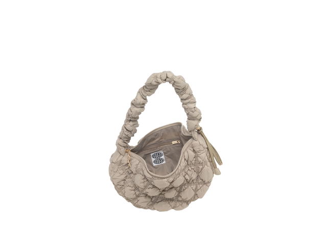 Carlyn Carlyn Cozy M In Nylon With Gold Hardware Taupe - view 2