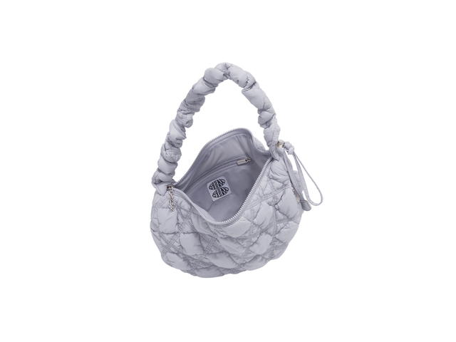 Carlyn Carlyn Cozy M In Nylon With Silver Hardware Ash Blue - view 2