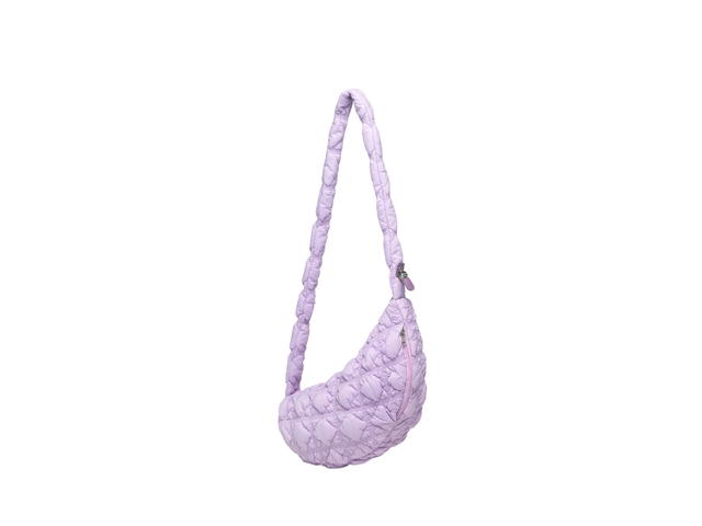 Carlyn Carlyn Cozy M In Nylon With Silver Hardware Pastel Lilac - view 3