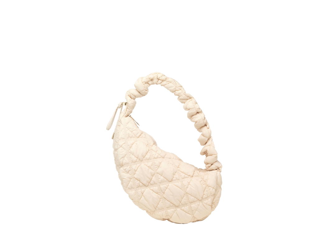 Carlyn Carlyn Cozy L In Nylon With Gold Hardware Ivory
