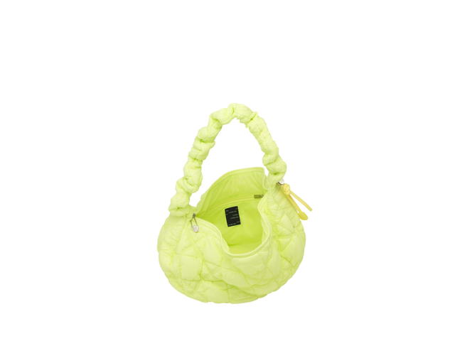 Carlyn Carlyn Cozy L In Nylon With Silver Hardware Lime Neon - view 2