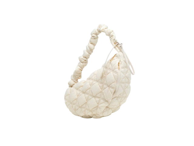 Carlyn Carlyn Cozy M In Nylon With Gold Hardware Ivory - view 3