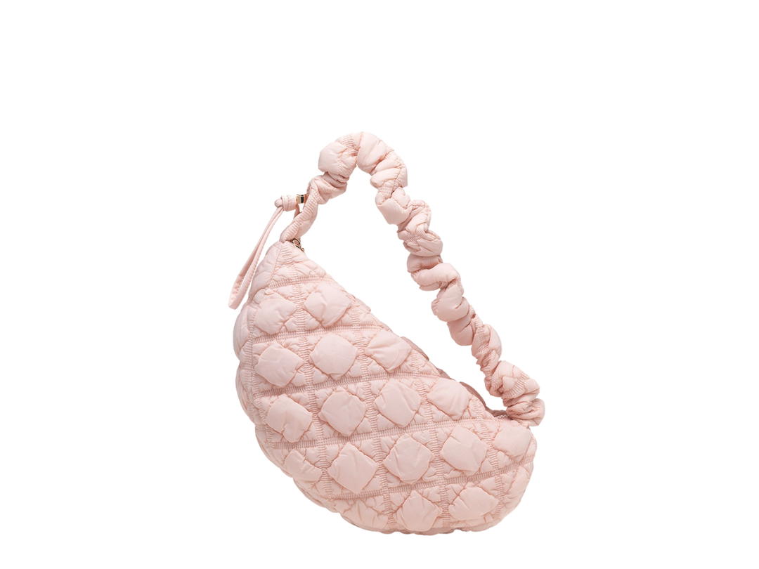 Carlyn Carlyn Cozy M In Nylon With Gold Hardware Pale Pink