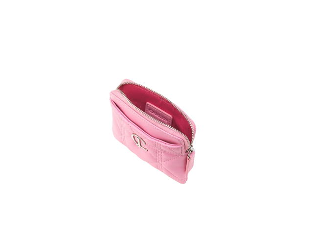 Carlyn Carlyn Cube Wallet In Artificial Leather Pink - view 2