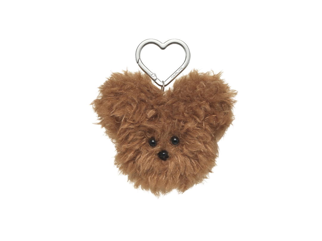 Carlyn Carlyn Fluffy Keyring Brown