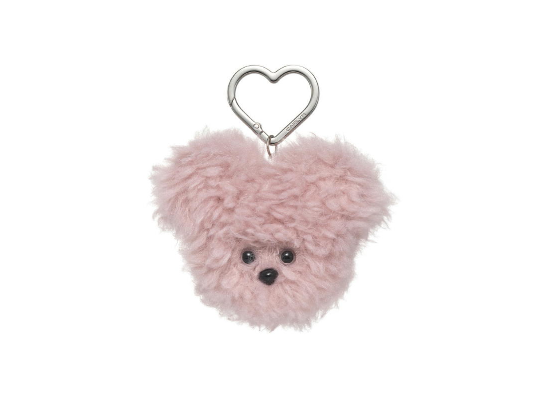 Carlyn Carlyn Fluffy Keyring Pink