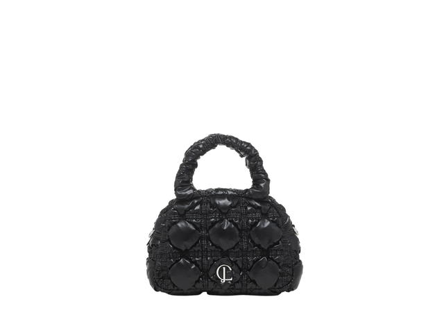 Carlyn Carlyn Glam In Nylon-PU With Silver Hardware Black - view 1
