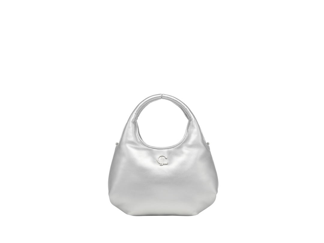 Carlyn Carlyn Jelly Mini In Artificial Leather Silver