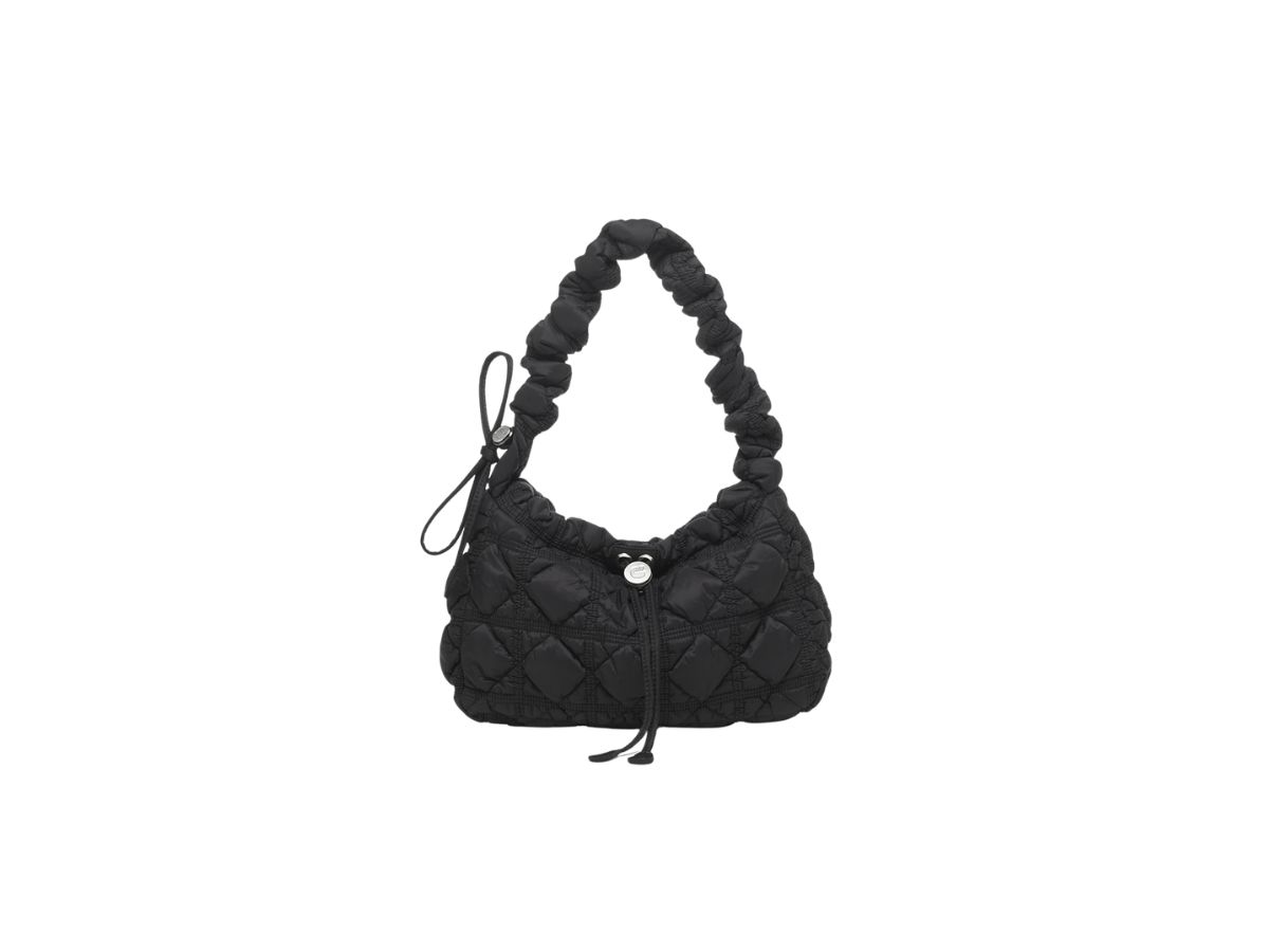 Carlyn Carlyn Joy In Glow Fabric With Silver Hardware Black
