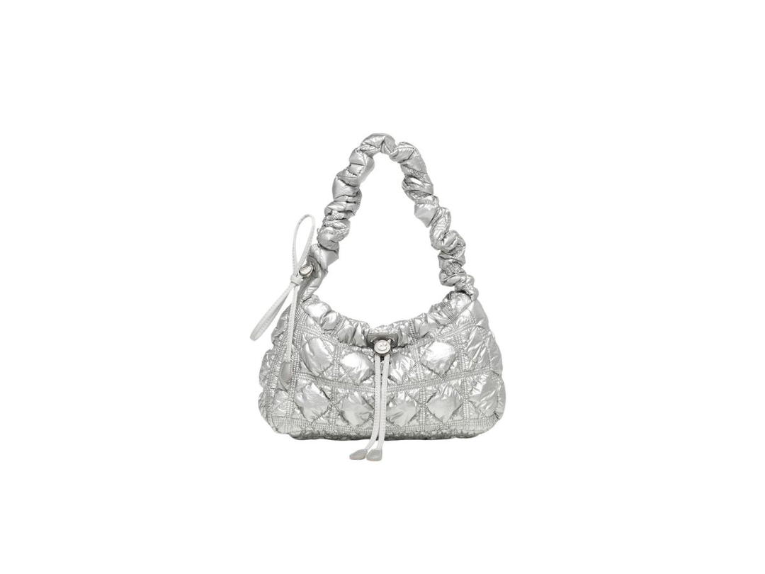 Carlyn Carlyn Joy In Glow Fabric With Silver Hardware Silver