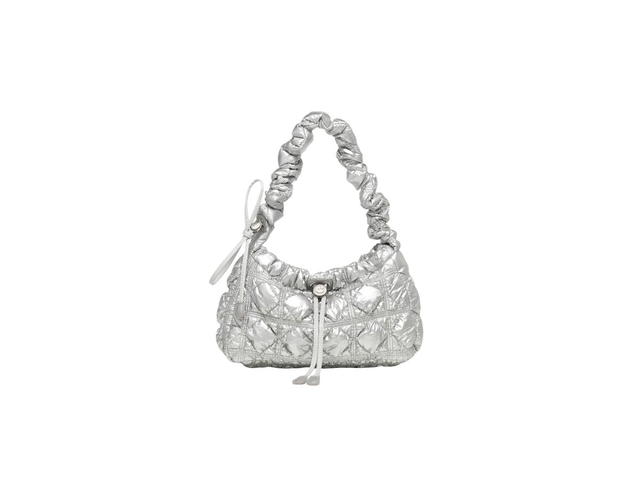Carlyn Carlyn Joy In Glow Fabric With Silver Hardware Silver - view 1