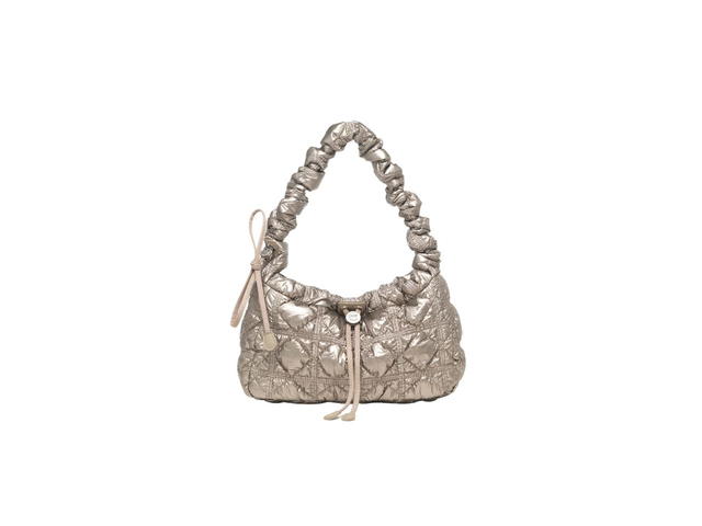 Carlyn Carlyn Joy In Glow Fabric With Silver Hardware Taupe - view 1
