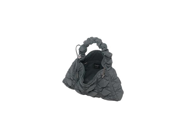 Carlyn Carlyn Lane Bag In Nylon With Silver Hardware Charcoal - view 3