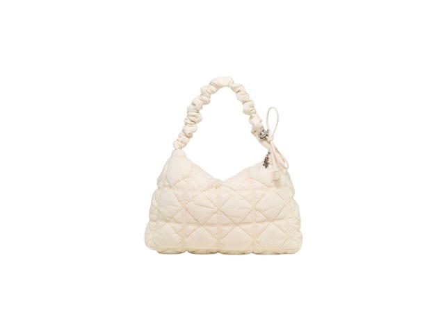 Carlyn Carlyn Lane Bag In Nylon With Silver Hardware Ivory - view 2