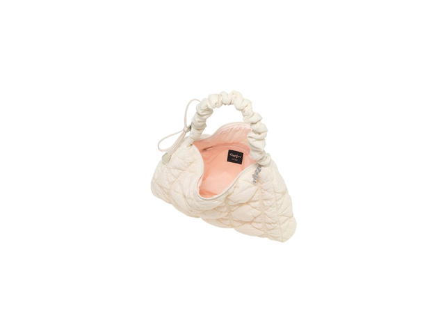 Carlyn Carlyn Lane Bag In Nylon With Silver Hardware Ivory - view 3